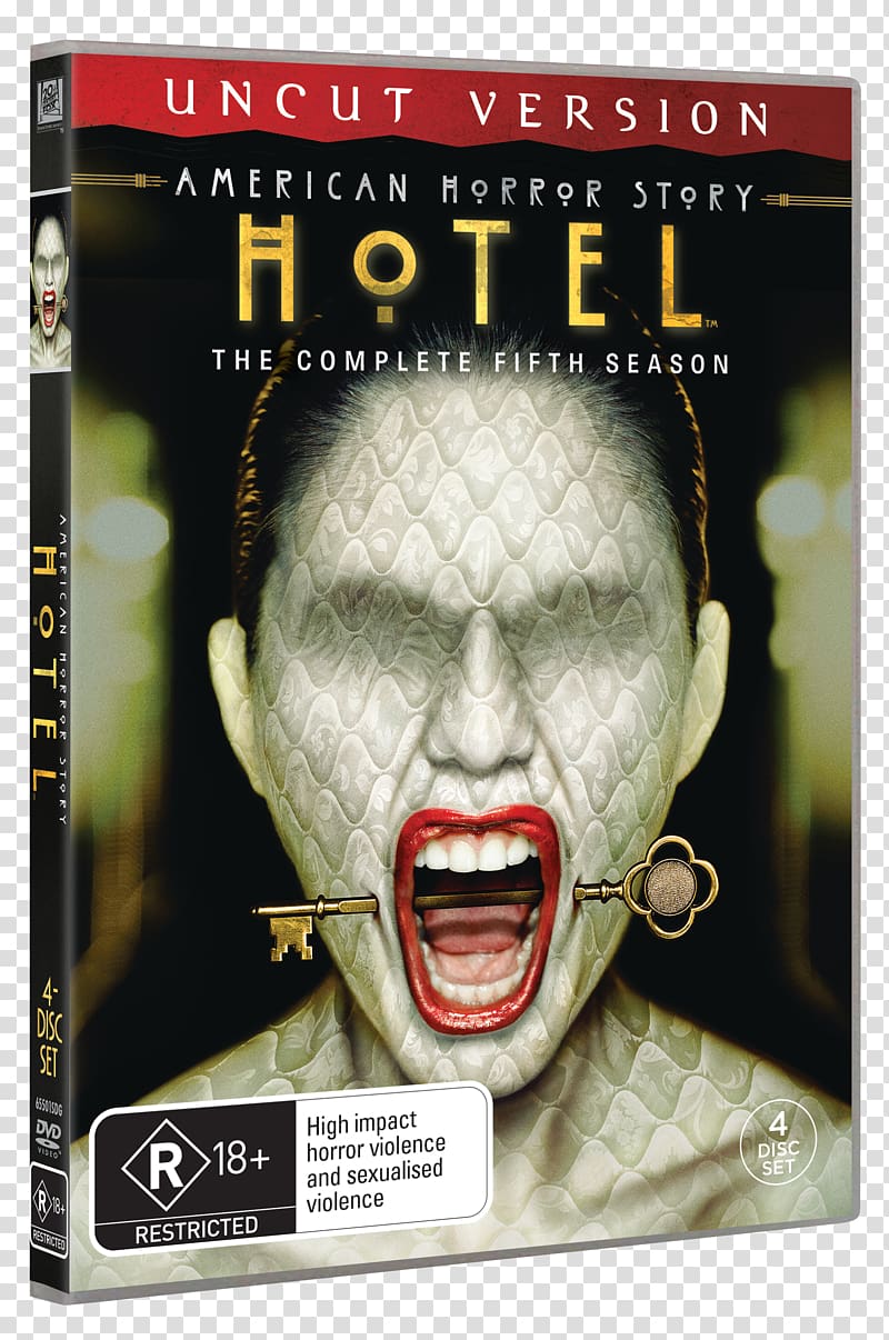 American Horror Story: Hotel Misty Day American Horror Story: Roanoke American Horror Story: Murder House, dvd transparent background PNG clipart