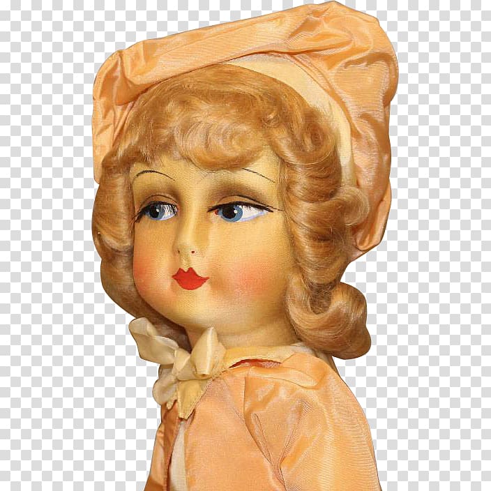 Rag doll Ruby Lane Bisque porcelain Celluloid, doll transparent background PNG clipart