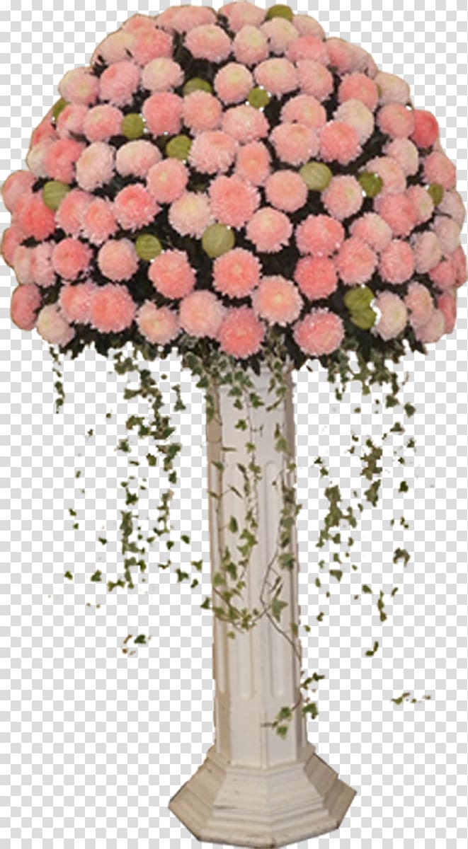 Garden roses Nosegay Pink Flower bouquet, Round wedding bouquet of pink opened transparent background PNG clipart