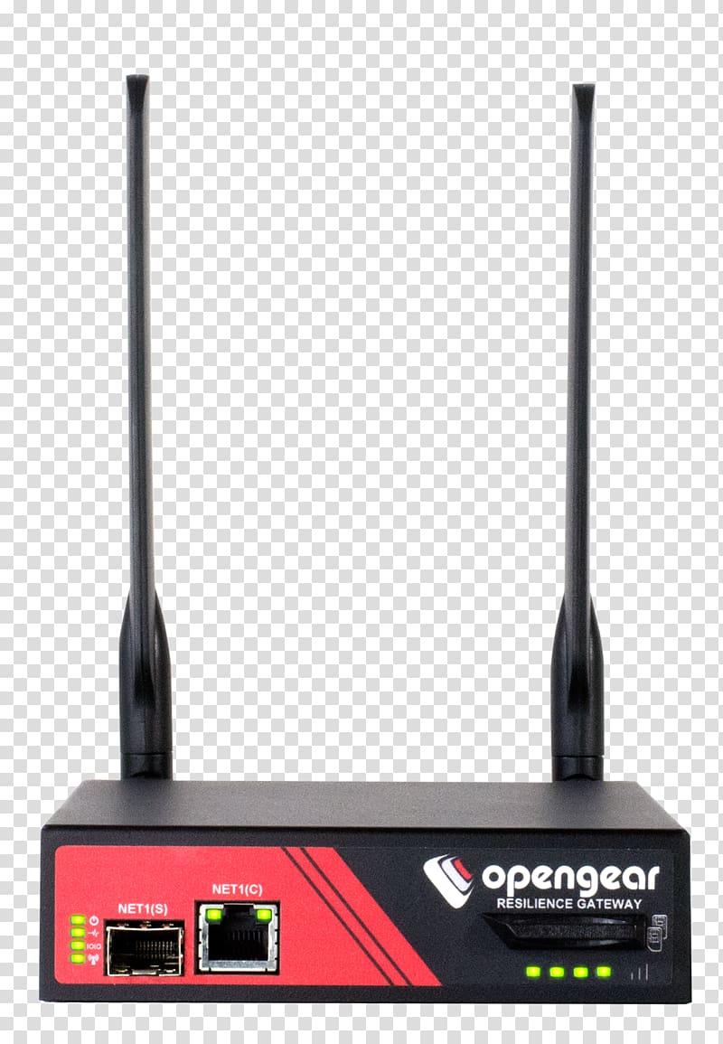 Opengear Wireless router Computer network Gateway, antenna transparent background PNG clipart