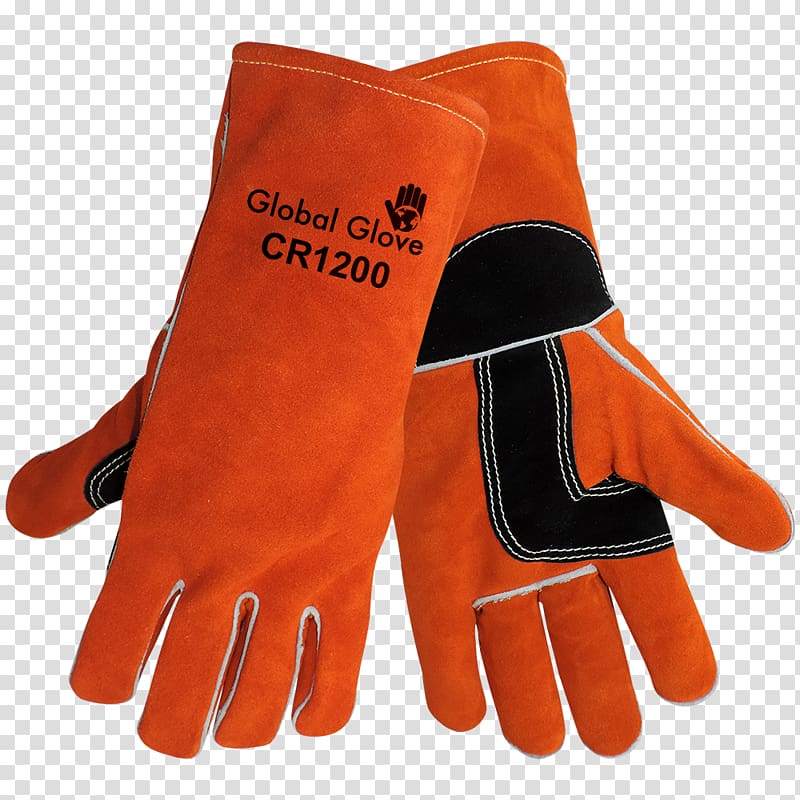 Global Glove & Safety Manufacturing, Inc. Welding Leather Kevlar, cut resistant gloves transparent background PNG clipart