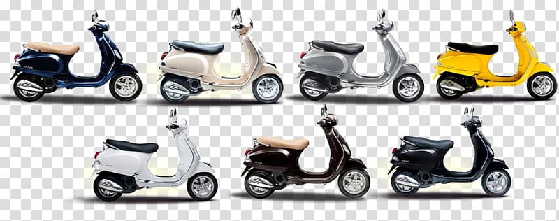 Vespa LX 150 Piaggio Scooter Car, scooter transparent background PNG clipart