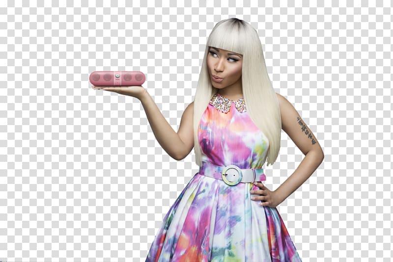 Beats Electronics Beats Pill Pink Friday Loudspeaker Headphones, Nicki Minaj transparent background PNG clipart