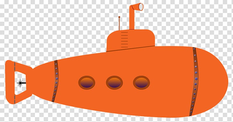 orange submarine , Orange Submarine transparent background PNG clipart