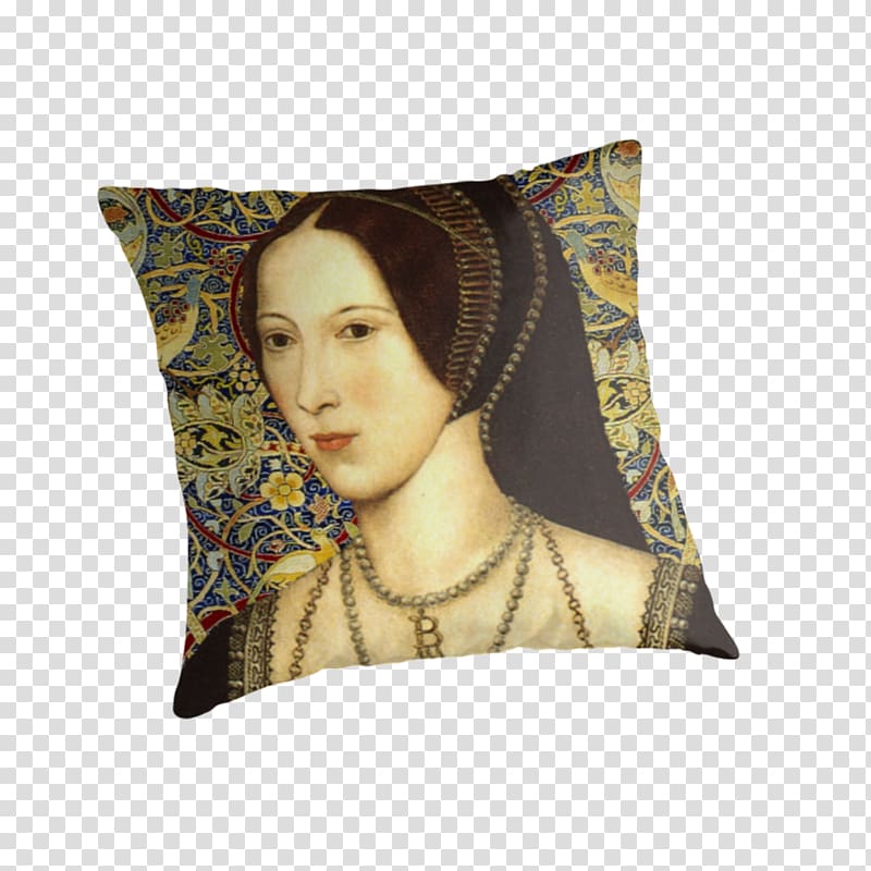 Anne Boleyn Throw Pillows Cushion Rectangle, Queen england transparent background PNG clipart