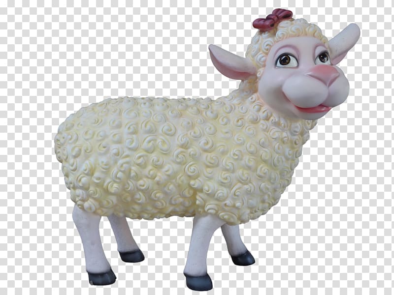 Sheep Goat Figurine, sheep material transparent background PNG clipart