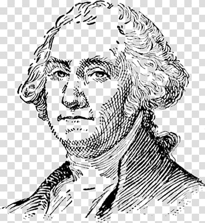 John Adams illustration, George Washington Face transparent background PNG clipart