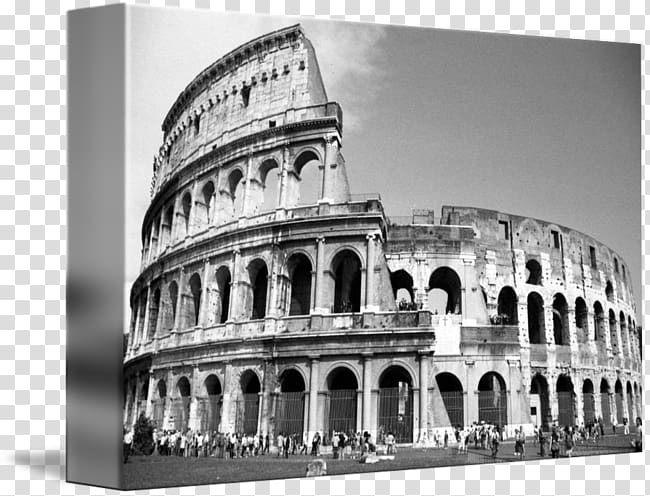 Colosseum Black and white Ancient Rome Ostia Antica Ancient Roman architecture, roman colosseum transparent background PNG clipart