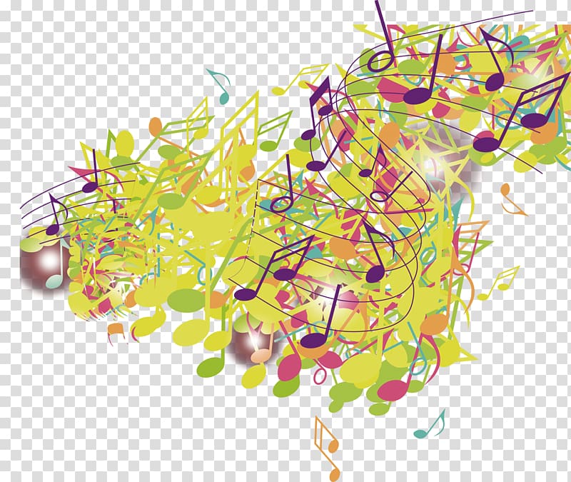 Musical note Sheet music Concert, Musical notes transparent background PNG clipart