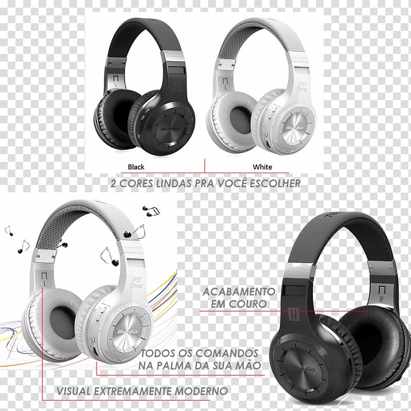 Headset Headphones Bluetooth Bluedio Hurricane Turbine H Microphone, headphones transparent background PNG clipart