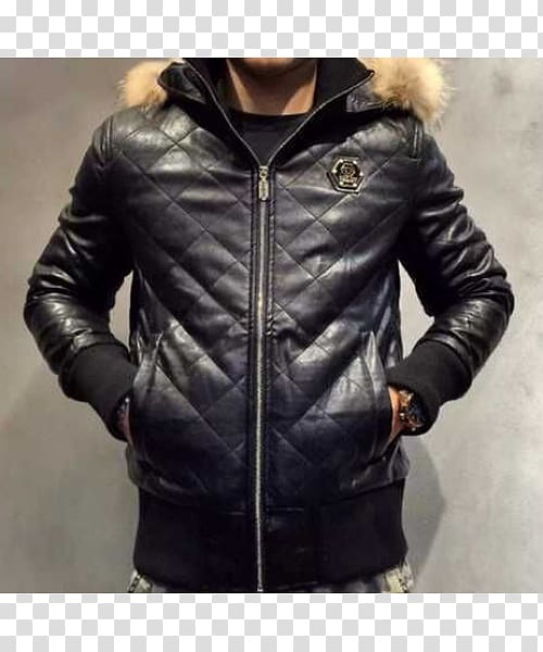 Leather jacket, Plein transparent background PNG clipart