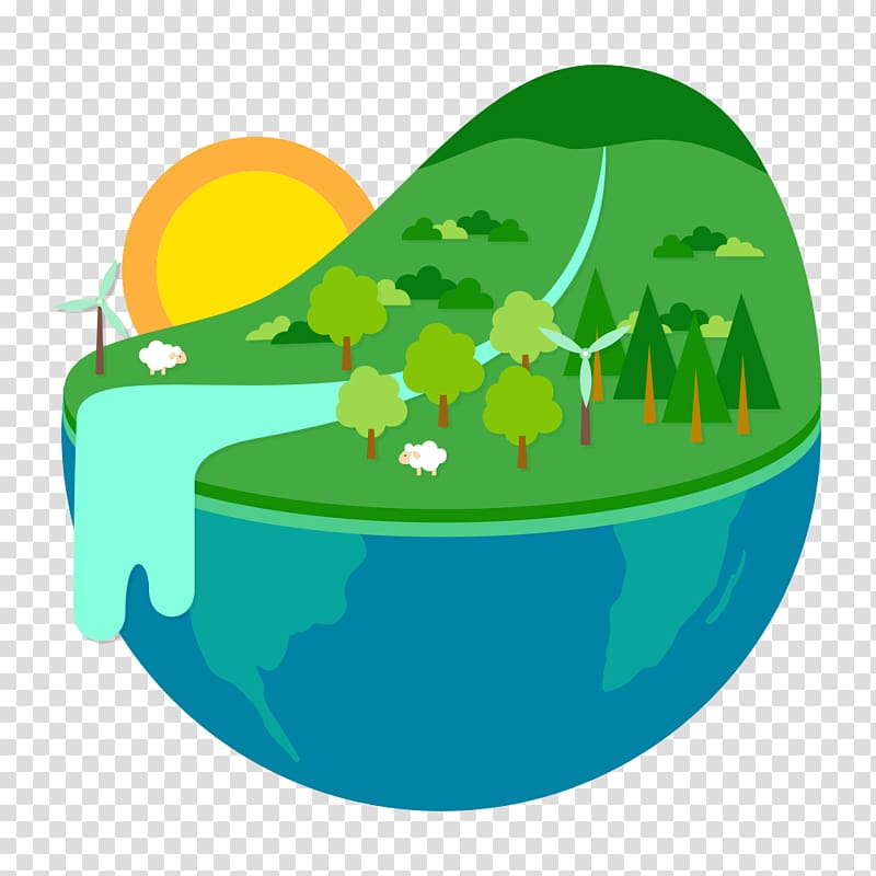 Half-Earth Ecology Natural environment Biology, Energy and Environmental Protection transparent background PNG clipart