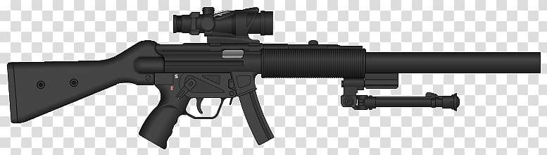 Knight\'s Armament Company SR-25 Weapon Sniper rifle Firearm, weapon transparent background PNG clipart