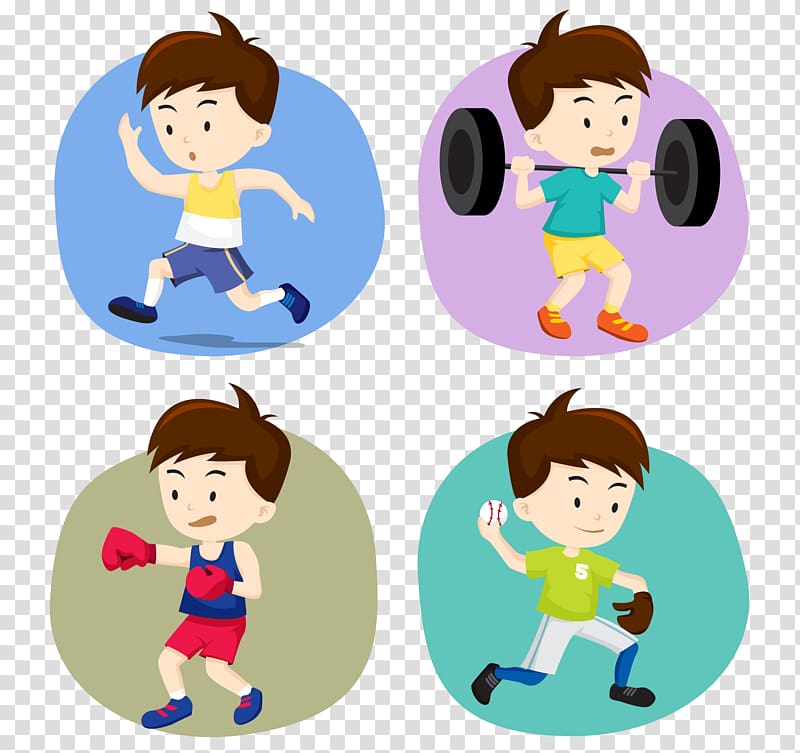 Olympic Games Sport Cartoon Illustration, Cute cartoon villain Olympic Movement transparent background PNG clipart