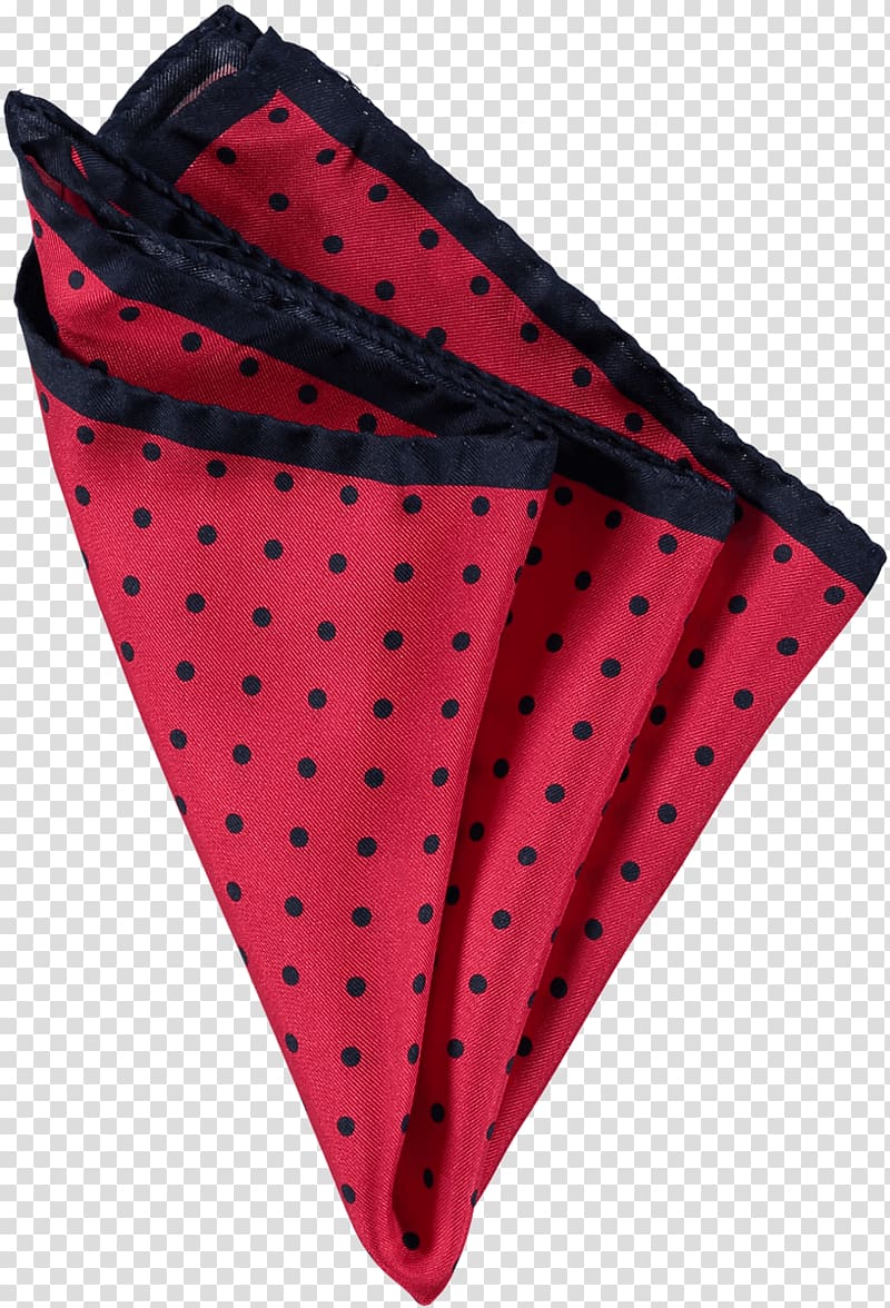 Polka dot, red silk cloth transparent background PNG clipart