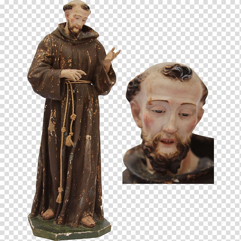Statue of Francis of Assisi, Charles Bridge Little Flowers of St. Francis, others transparent background PNG clipart