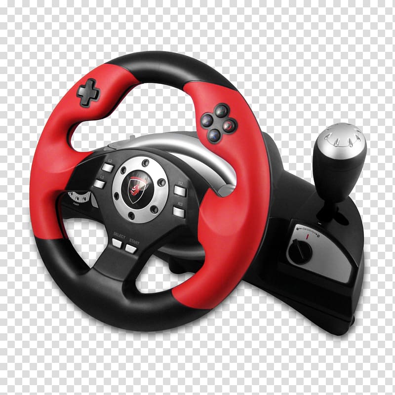 PlayStation 2 Steering wheel Joystick PlayStation 3 Game Controllers, wheel full set transparent background PNG clipart