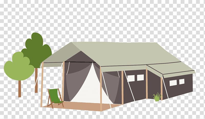 Glamping Accommodation Canvas Farm Tent, Vacation transparent background PNG clipart