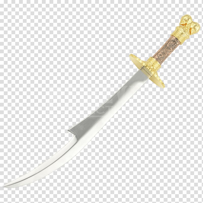 Bowie knife Dagger, Mongol Empire transparent background PNG clipart