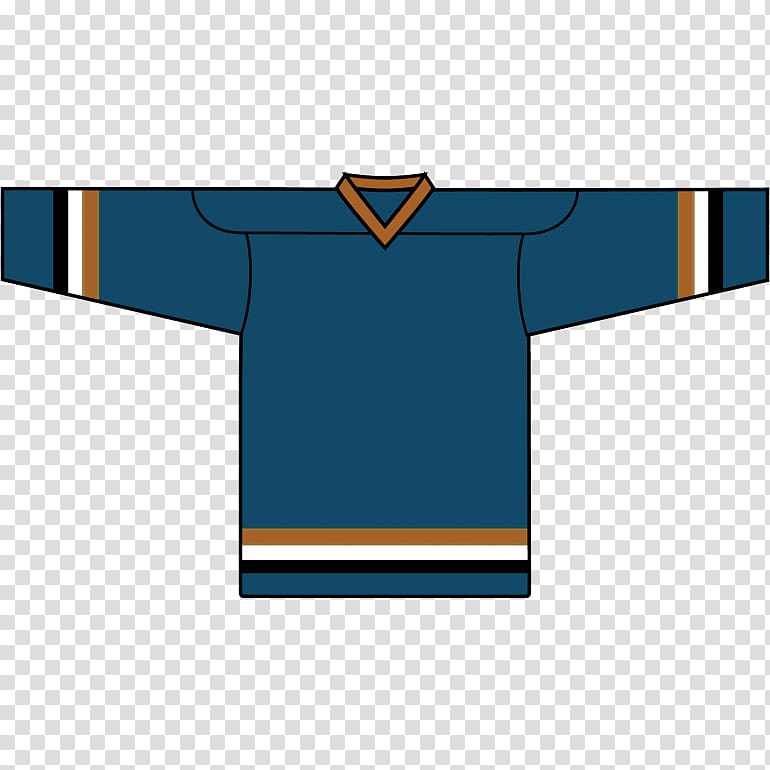 Hockey jersey T-shirt National Hockey League Baseball uniform, T-shirt transparent background PNG clipart
