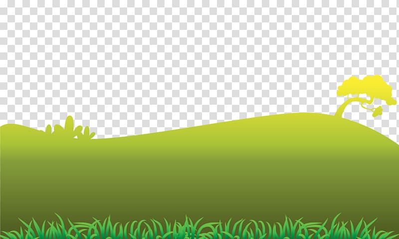 Lawn Grassland Illustration, green meadow grass transparent background PNG clipart