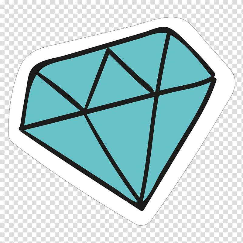 Sticker Telegram Diamond Pop art, cartoon diamond transparent background PNG clipart