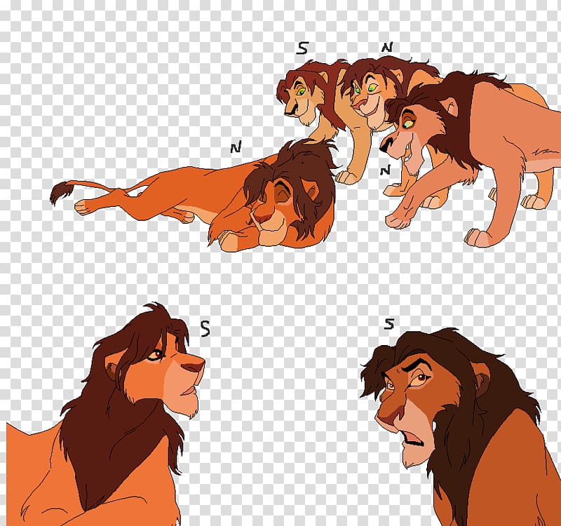 Lion Scar Nala Simba Sarabi, Crouched transparent background PNG clipart