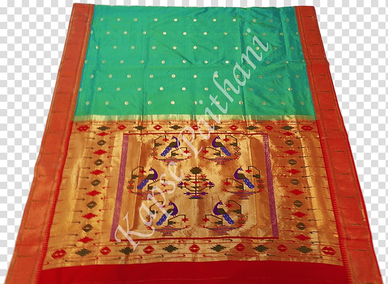 Ready to Wear Ajrakh Print Paithani Saree – Glamwiz India