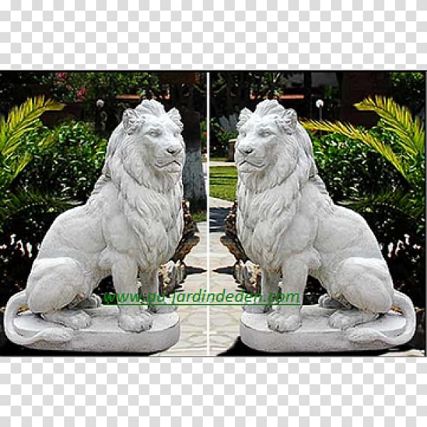 Equestrian statue Lion Artificial stone, lion statue transparent background PNG clipart