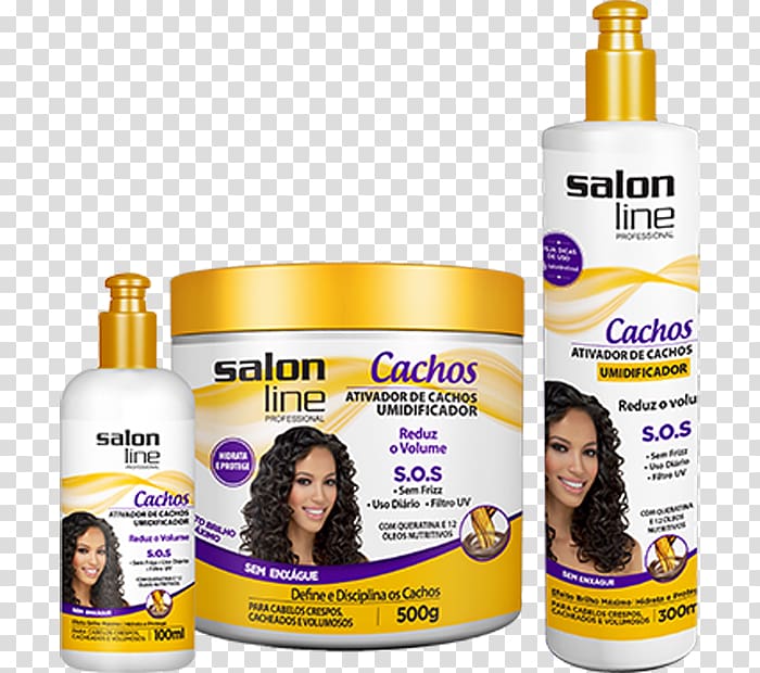 Salon Line #todecacho Que Tal? Cachos Dos Sonhos Creme Para Pentear Hairstyle Salon Line SOS Bomba de Vitaminas Shampoo, hair transparent background PNG clipart