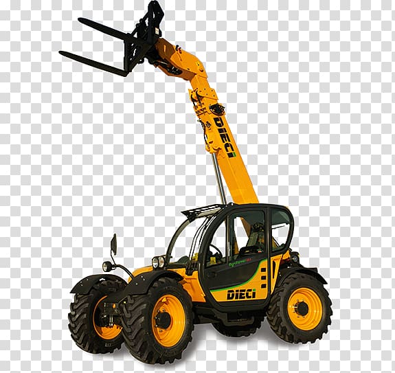 Telescopic handler Agriculture DIECI S.r.l. Farmer Loader, agricultural machine transparent background PNG clipart