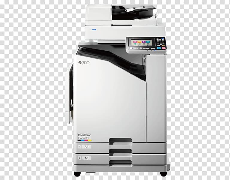 Risograph Inkjet printing Printer Riso Kagaku Corporation, printer transparent background PNG clipart