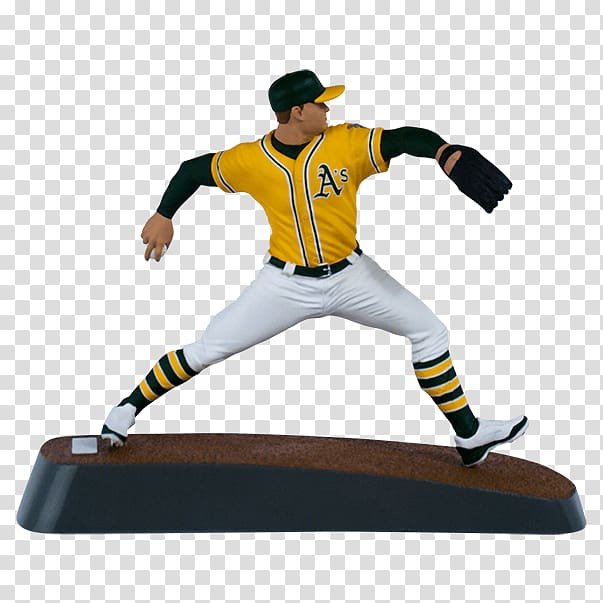 Oakland Athletics Collectable Toy Baseball Figurine, baseball pitcher transparent background PNG clipart