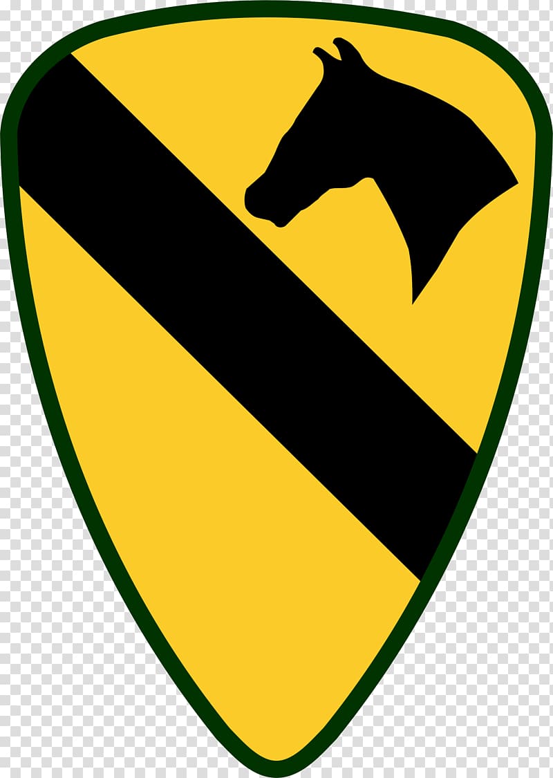 Fort Hood 1st Cavalry Division Fort Bliss Shoulder sleeve insignia United States Army, Vietnam transparent background PNG clipart