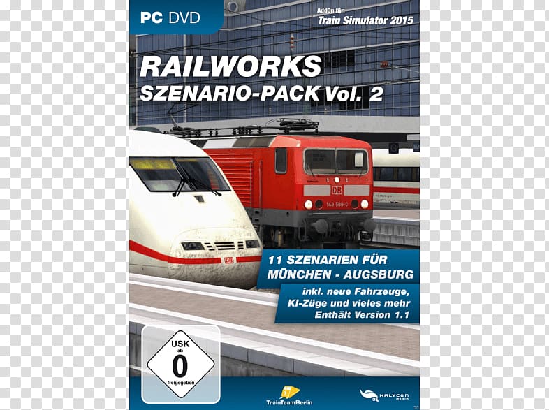 Train Simulator Video game Railworks Scenery Pack Munich–Augsburg railway, Ultimate Dog Simulator transparent background PNG clipart