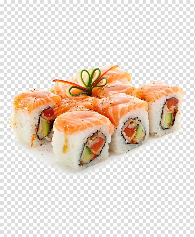 Sushi Sashimi Japanese Cuisine Chinese cuisine Teppanyaki, sushi transparent background PNG clipart