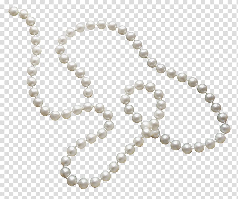 Pearl necklace Pearl necklace Jewellery, crystal necklace transparent background PNG clipart
