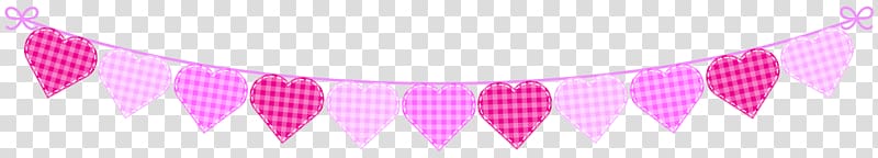 Heart Valentine\'s Day , streamers transparent background PNG clipart