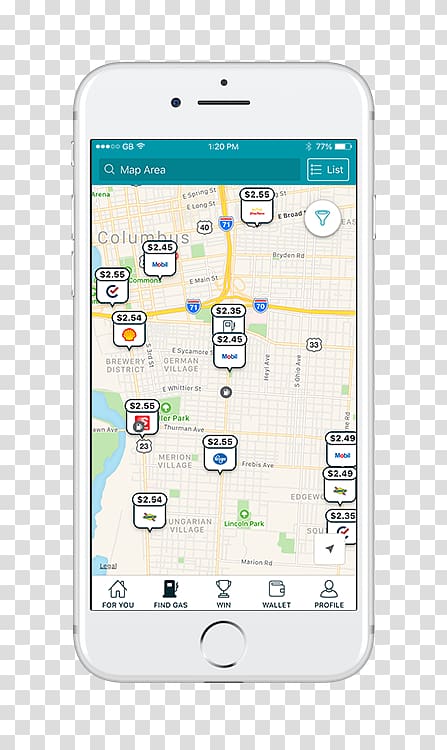 Smartphone GasBuddy Mobile app Mobile Phones Uber, Gas Station Pit Stop Sign transparent background PNG clipart