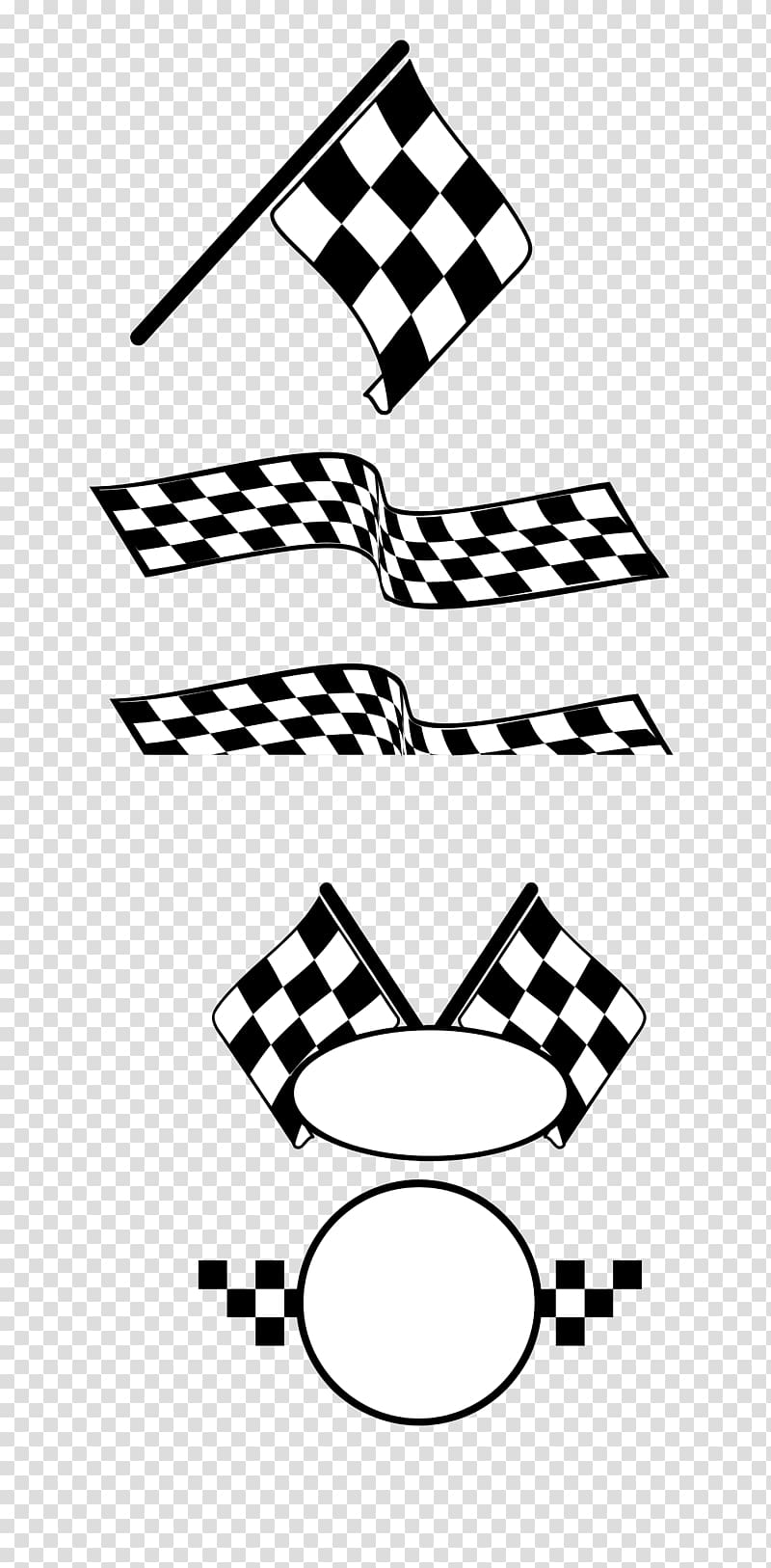 Auto racing Racing flags, ,Cartoon,pattern,Racing car,banner transparent background PNG clipart