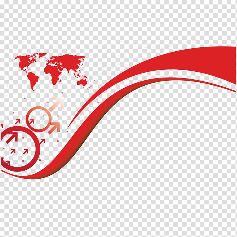 red map illustration, Line Abstract art , Red lines and map transparent background PNG clipart