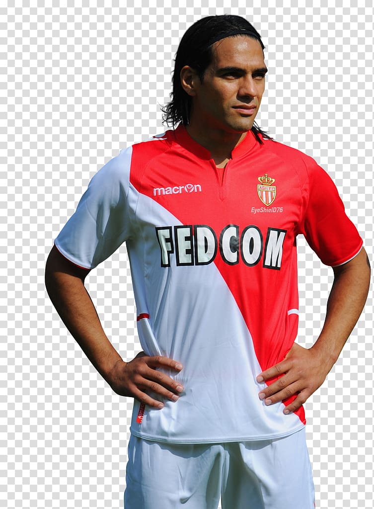 Radamel Falcao AS Monaco FC France Ligue 1 Football player, Radamel Falcao transparent background PNG clipart