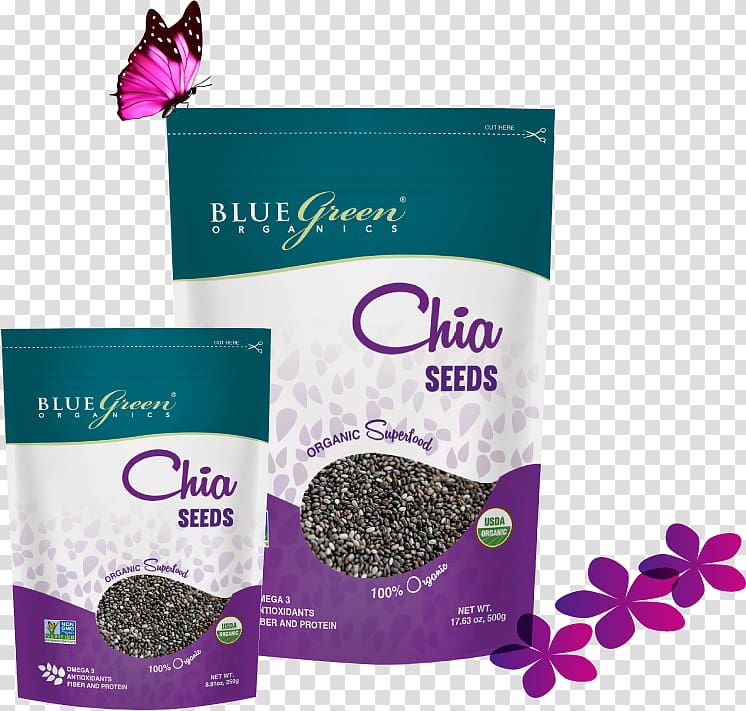 Chia seed Organic food Superfood Agave nectar Organic certification, Mamma Chia Llc transparent background PNG clipart