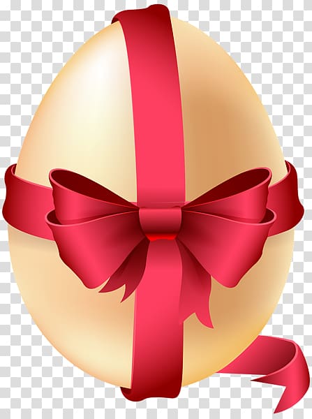 Easter Bunny Egg roll Red Easter egg, Stereo cooked eggs red cross bow tie transparent background PNG clipart