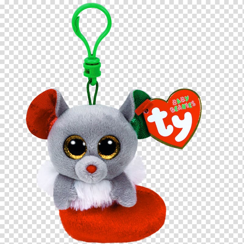 Beanie Babies Ty Inc. Stuffed Animals & Cuddly Toys The Christmas Mouse, beanie transparent background PNG clipart