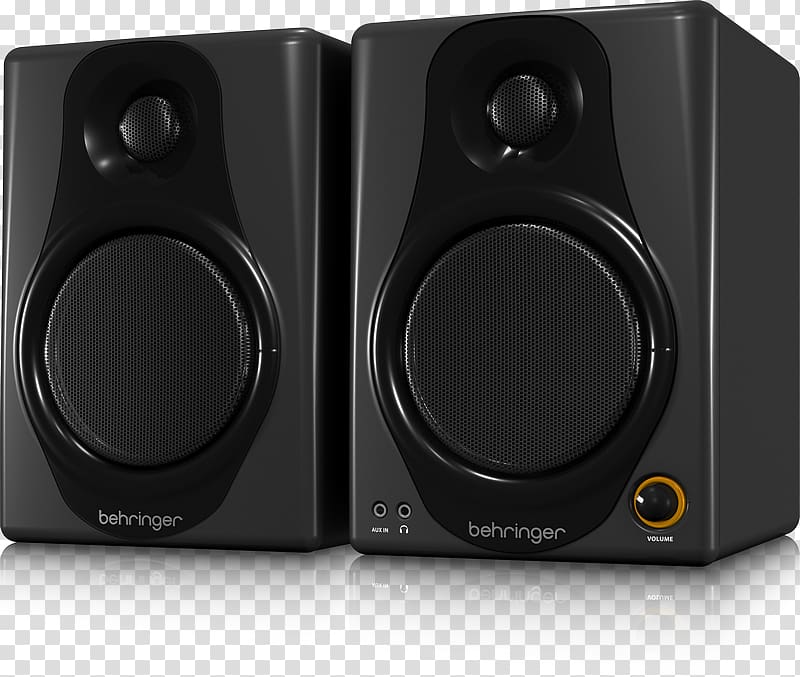 Audio Studio monitor Bi-amping and tri-amping Loudspeaker Recording studio, studio monitors transparent background PNG clipart