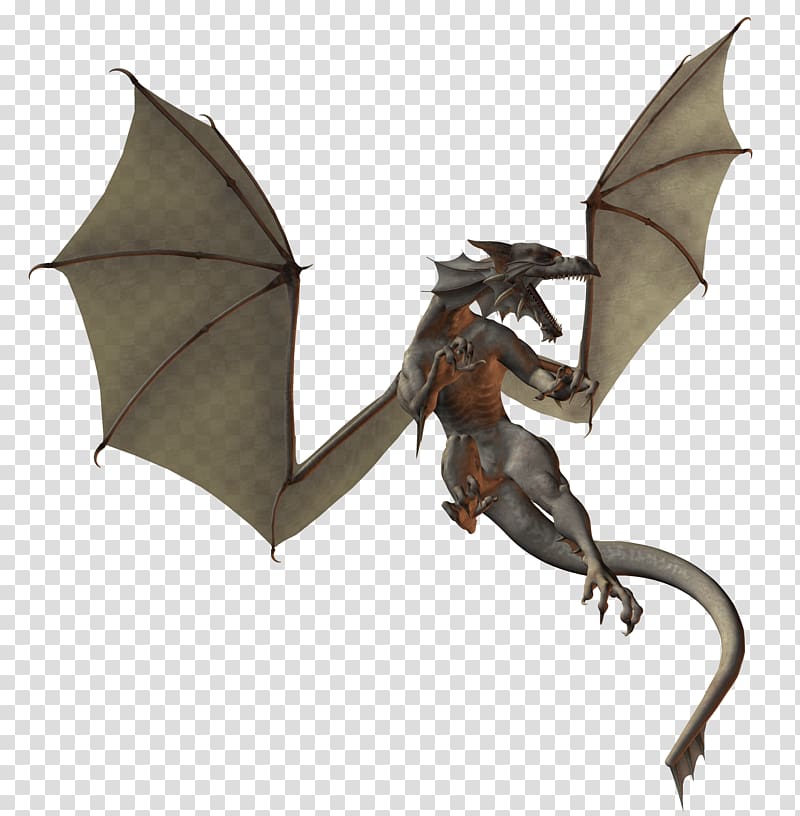 Pterodactyl Flying Dragon Illustration PNG Images