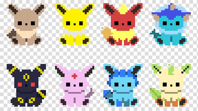 Eevee Bead Pokémon Umbreon Sprite, pokemon transparent background PNG clipart