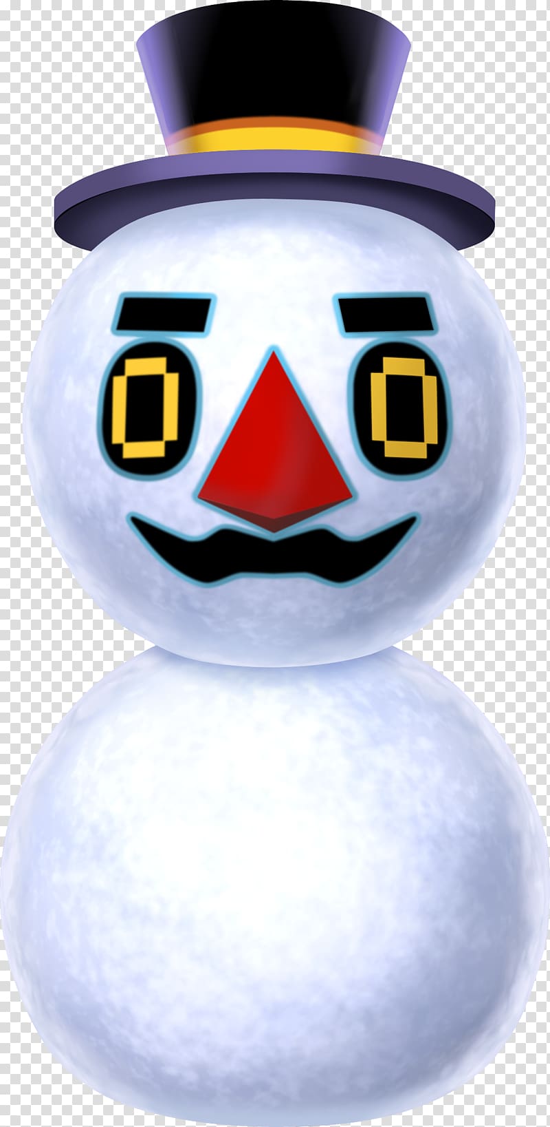 Animal Crossing: New Leaf Snowman Nintendo 3DS Types of snow, snowman transparent background PNG clipart