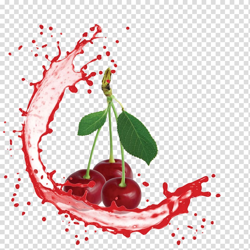 Juice Cherry , Cherry juice transparent background PNG clipart